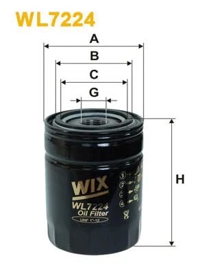 Oil Filter (WL7224)