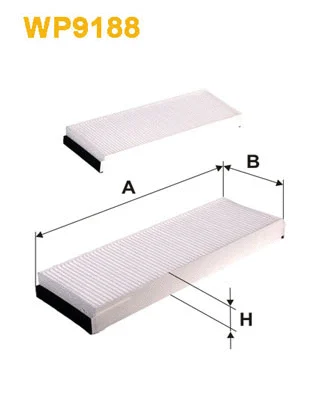 Filter, cabin air (WP9188)