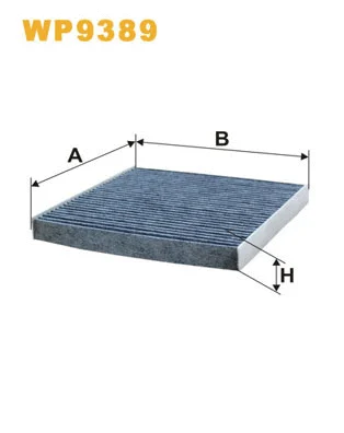 Filter, cabin air (WP9389)