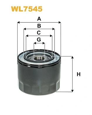 Oil Filter (WL7545)