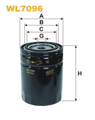 Oil Filter (WL7096)