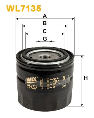 Oil Filter (WL7135)