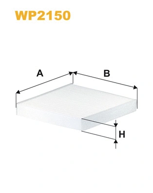 Filter, cabin air (WP2150)
