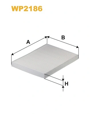 Filter, cabin air (WP2186)