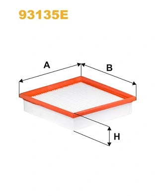 Filter, cabin air (93135E)