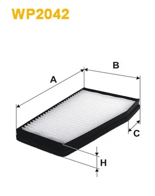 Filter, cabin air (WP2042)