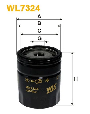 Oil Filter (WL7324)