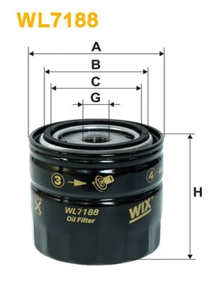 Oil Filter (WL7188)