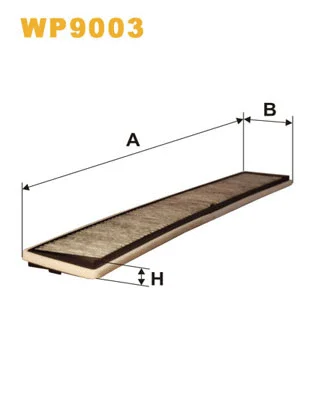 Filter, cabin air (WP9003)