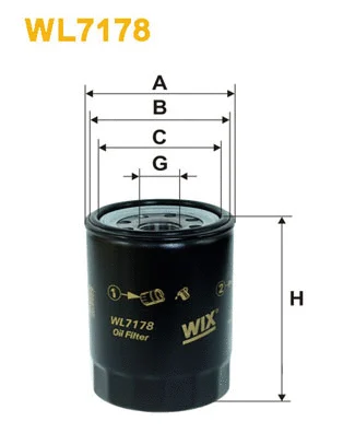 Oil Filter (WL7178)
