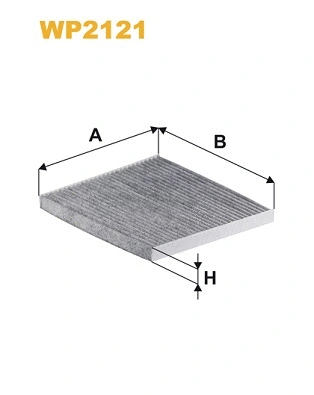 Filter, cabin air (WP2121)