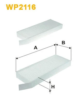 Filter, cabin air (WP2116)