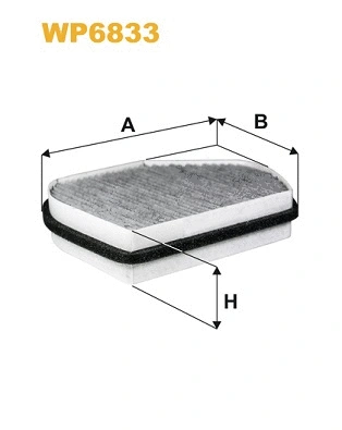 Filter, cabin air (WP6833)