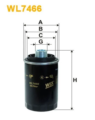 Oil Filter (WL7466)