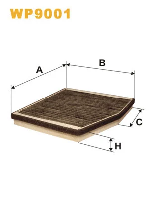 Filter, cabin air (WP9001)