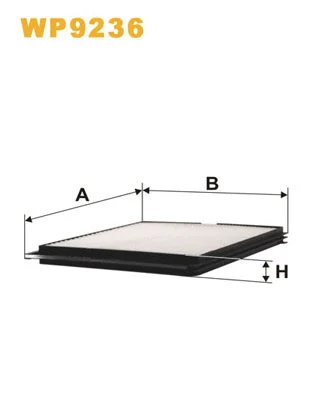 Filter, cabin air (WP9236)