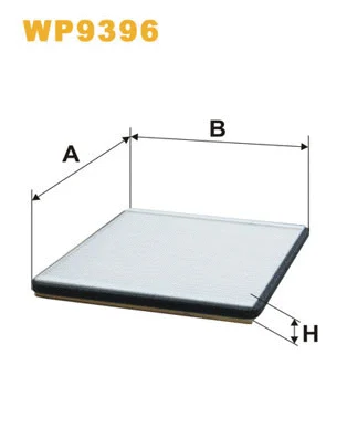 Filter, cabin air (WP9396)