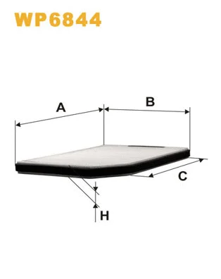 Filter, cabin air (WP6844)