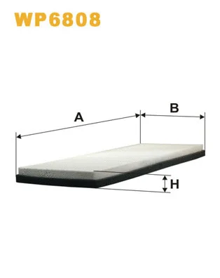 Filter, cabin air (WP6808)