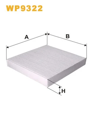Filter, cabin air (WP9322)