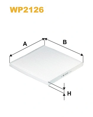 Filter, cabin air (WP2126)
