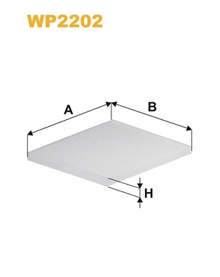 Filter, cabin air (WP2202)