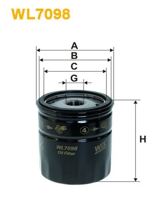 Oil Filter (WL7098)