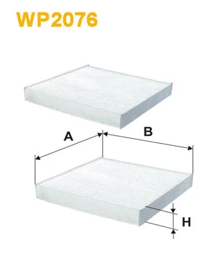 Filter, cabin air (WP2076)
