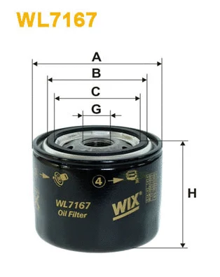 Oil Filter (WL7167)