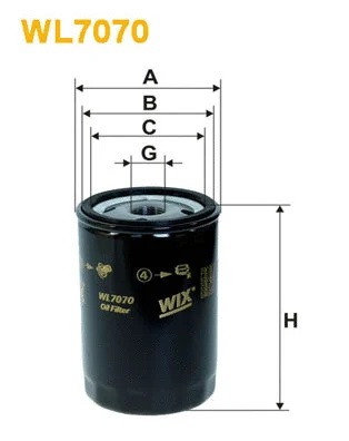 Oil Filter (WL7070)