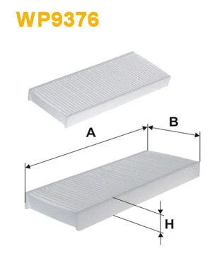 Filter, cabin air (WP9376)