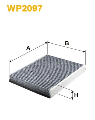 Filter, cabin air (WP2097)