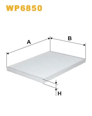 Filter, cabin air (WP6850)