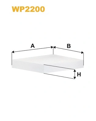 Filter, cabin air (WP2200)