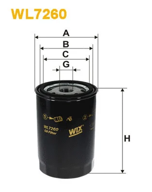 Oil Filter (WL7260)