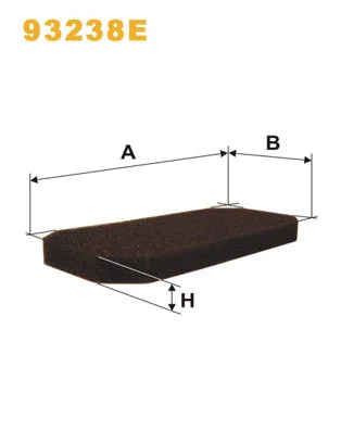 Filter, cabin air (93238E)