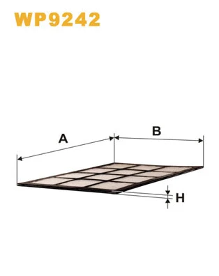Filter, cabin air (WP9242)