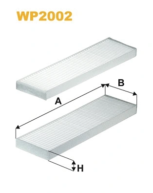 Filter, cabin air (WP2002)