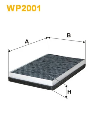 Filter, cabin air (WP2001)