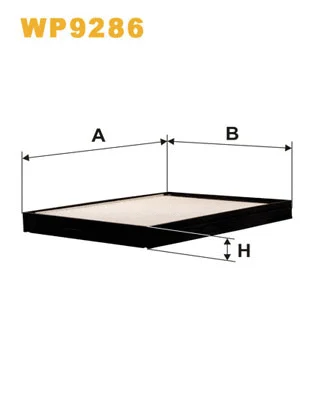 Filter, cabin air (WP9286)