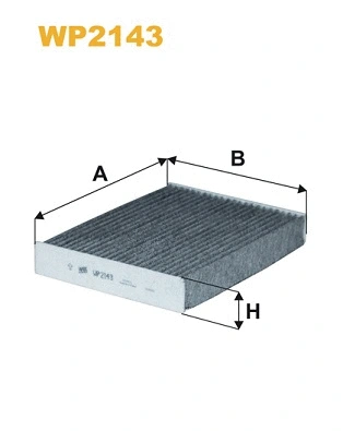 Filter, cabin air (WP2143)