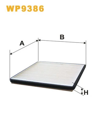 Filter, cabin air (WP9386)
