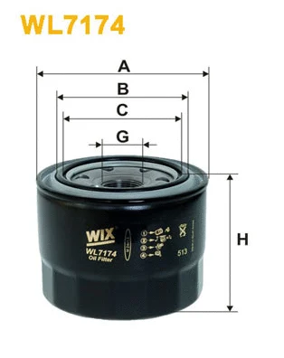Oil Filter (WL7174)