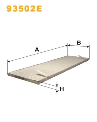 Filter, cabin air (93502E)