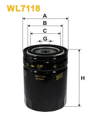 Oil Filter (WL7118)