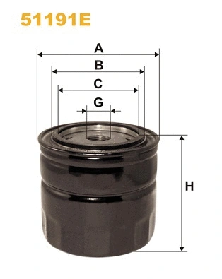 Oil Filter (51191E)