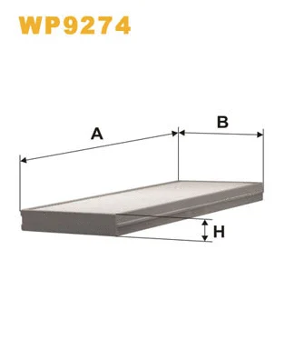 Filter, cabin air (WP9274)