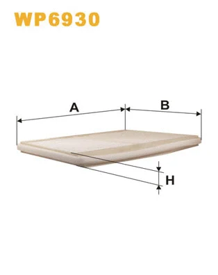 Filter, cabin air (WP6930)