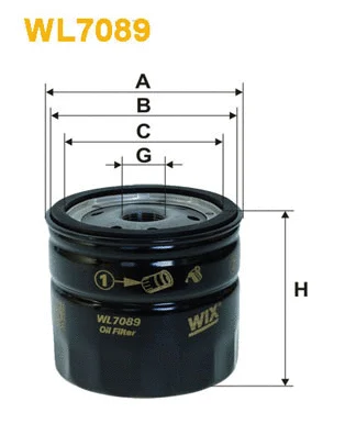 Oil Filter (WL7089)