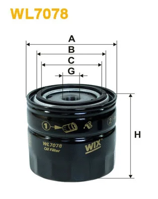 Oil Filter (WL7078)
